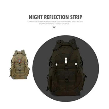 Tiras reflectantes de la mochila táctica de noche