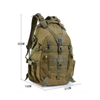 Medidas de la mochila táctica 30L
