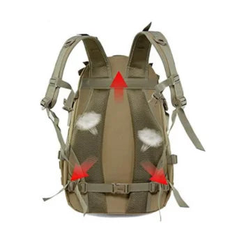 Espalda acolchada de la mochila táctica 30L