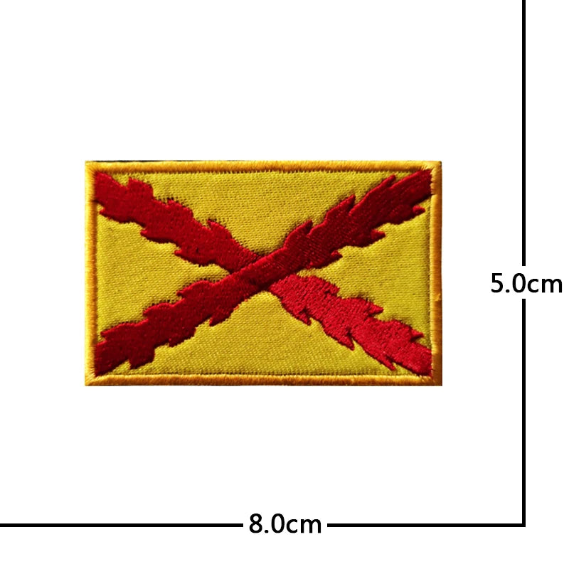 Parche Cruz de Borgoña amarilla