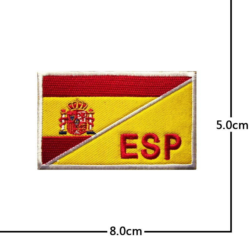 Parche bandera de España con ESP