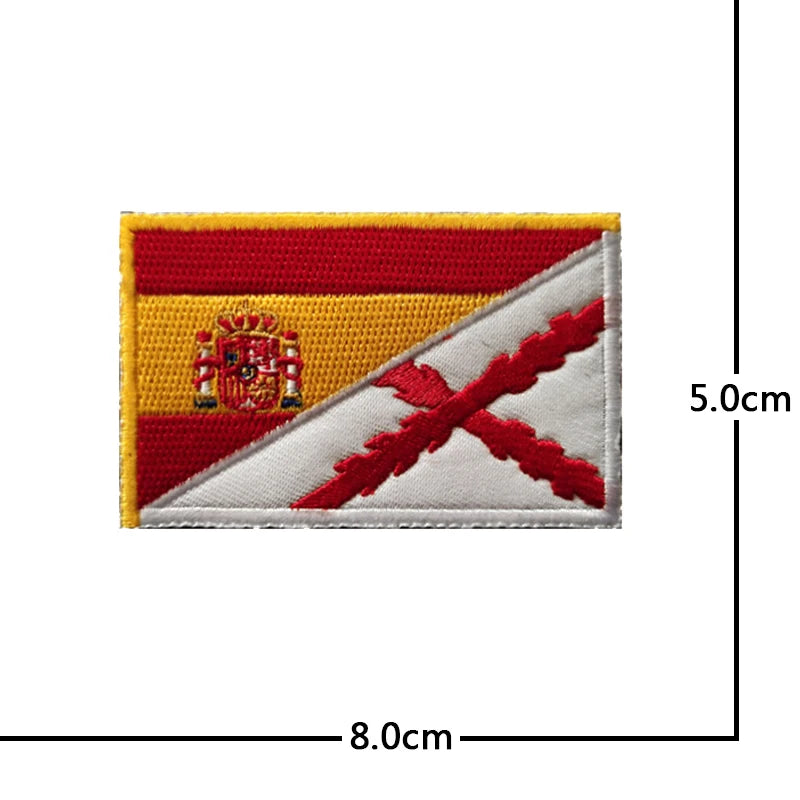Parche mitad España y mitad Cruz de Borgoña