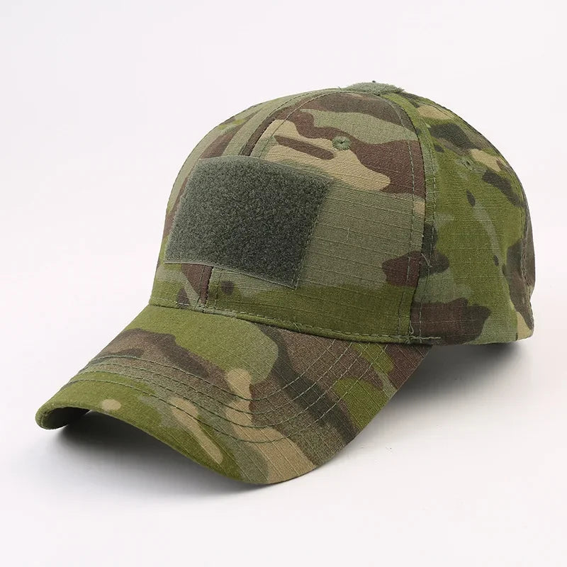 Gorra táctica con velcro multicam tropical