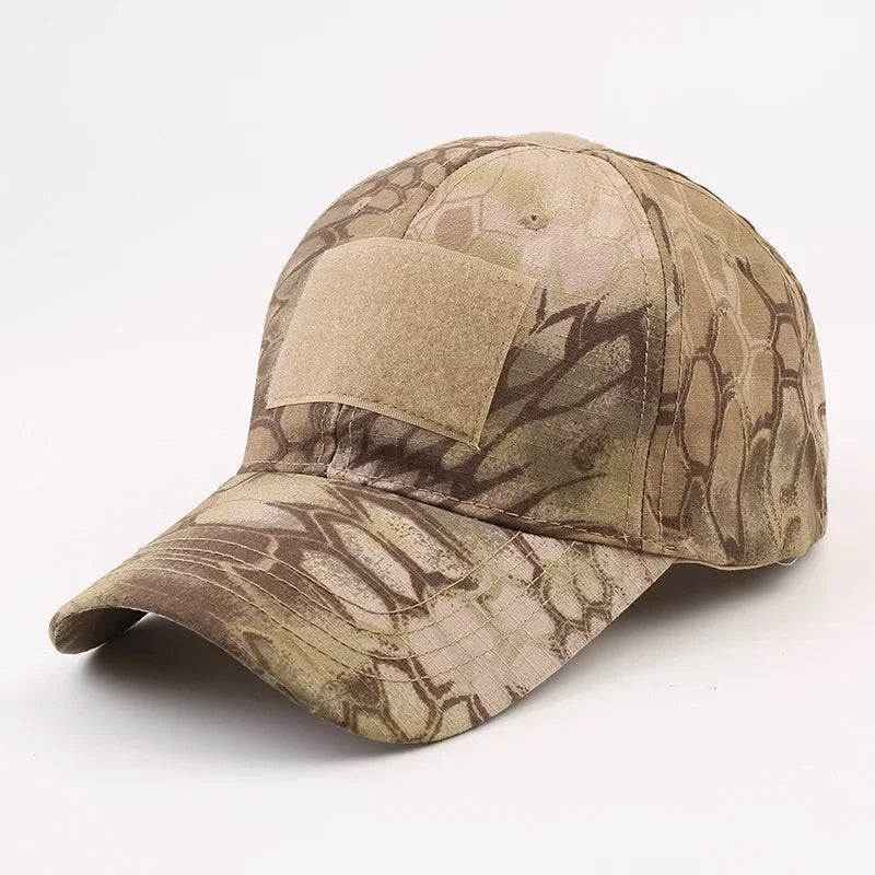 Gorra táctica con velcro pitón desierto