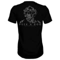 Camiseta Peek a Boo negra, espalda con calavera y visión nocturna