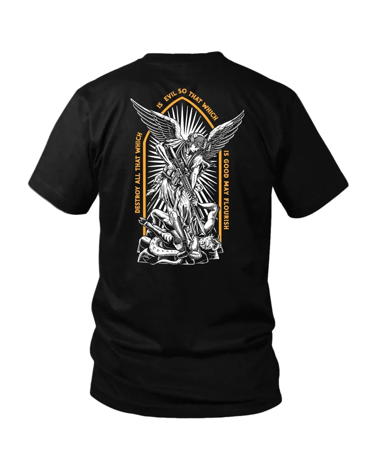 Espalda de la camiseta San Miguel Arcángel