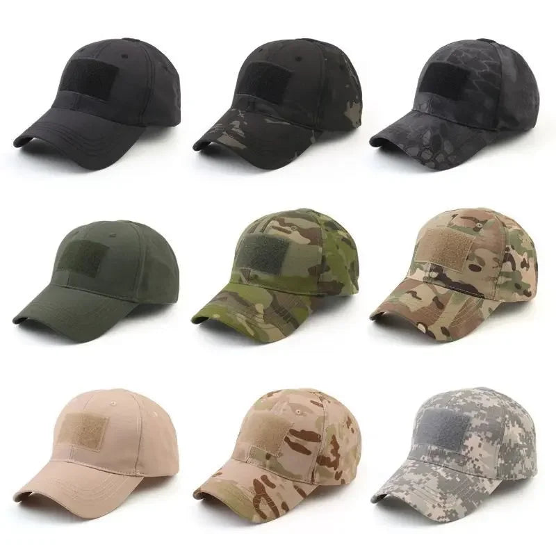 Gorras tácticas con velcro en varios colores