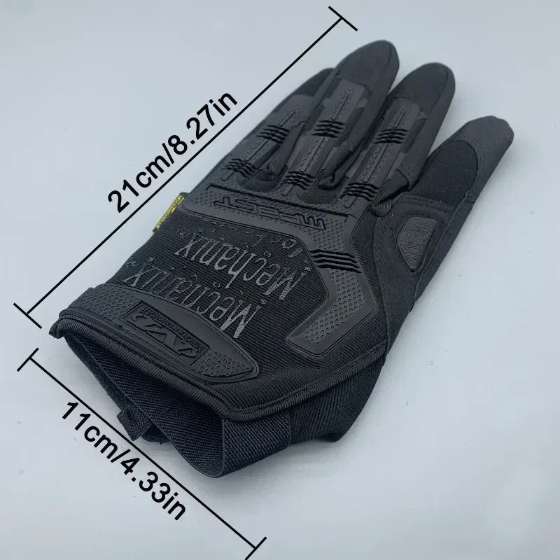 Medidas de los guantes tácticos de dedo completo