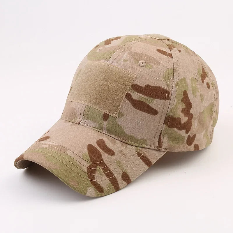 Gorra táctica con velcro multicam claro