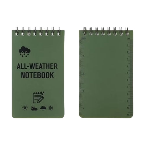 Bloc de Notas Táctico Impermeable verde