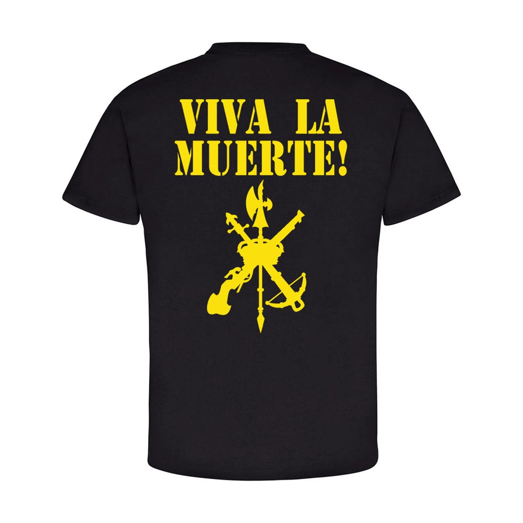 Camiseta Legión Viva la Muerte espalda