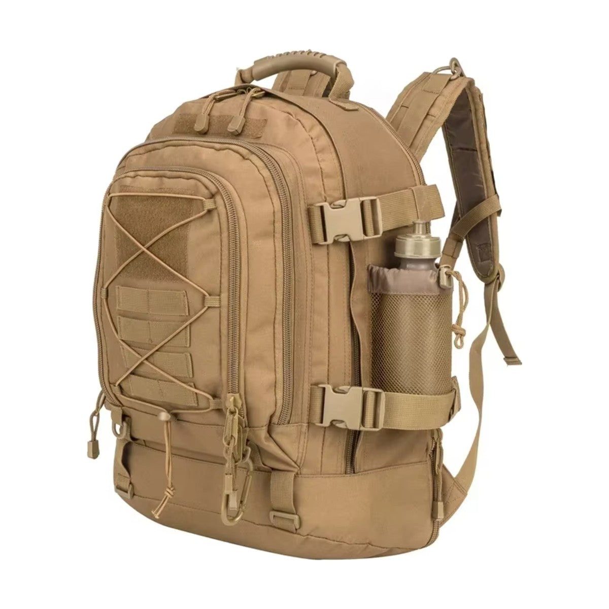 Mochila Táctica 60L Molle marrón coyote