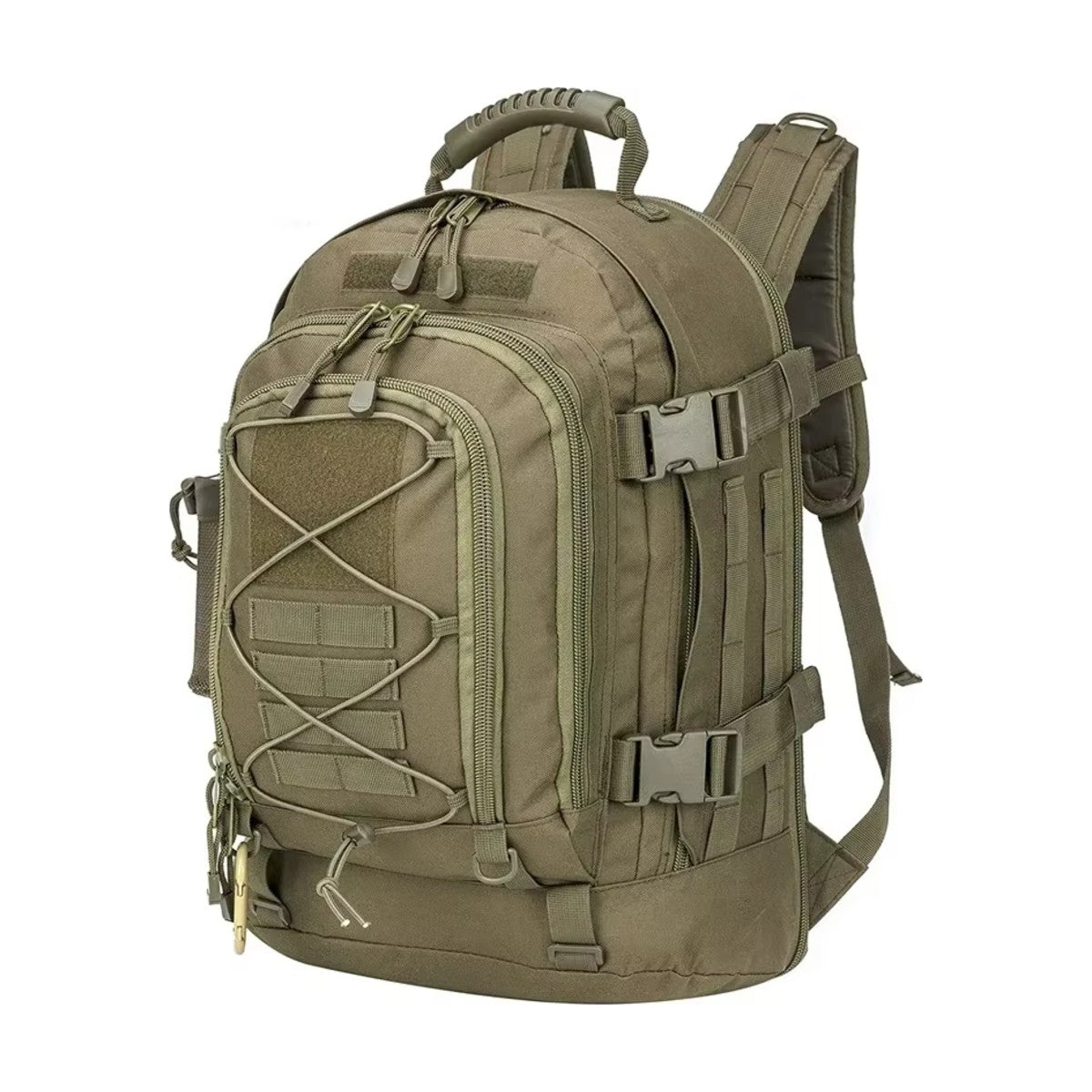 Mochila Táctica 60L Molle verde militar