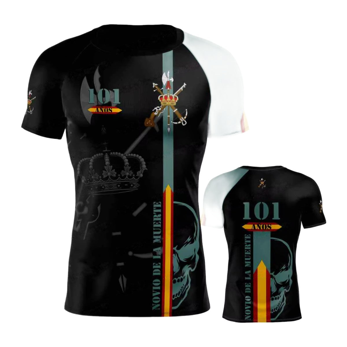 Camiseta Técnica Legión Emblema negra 101