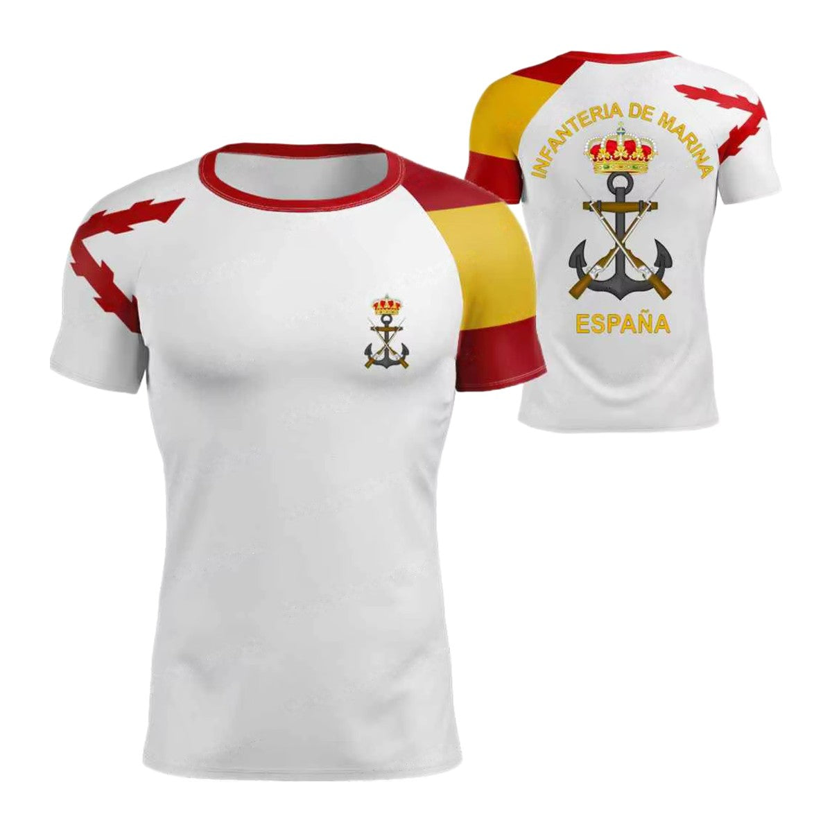 Camiseta Técnica Infantería de Marina blanca