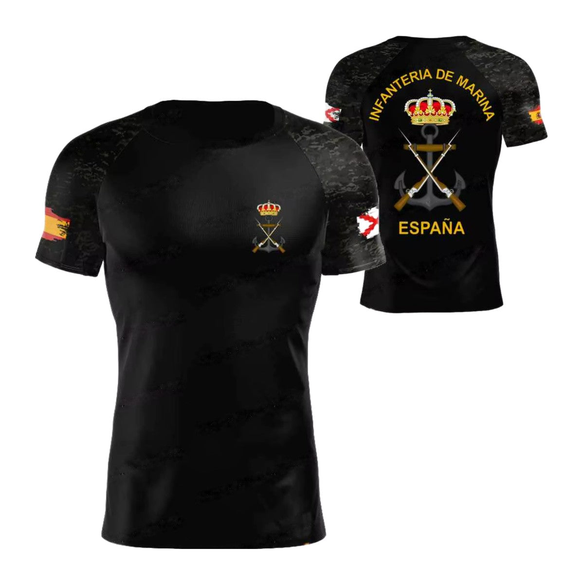 Camiseta Técnica Infantería de Marina negra