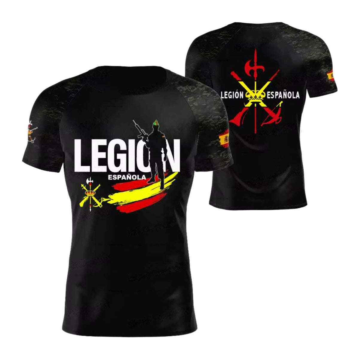 Camiseta Técnica Legión Bandera negra