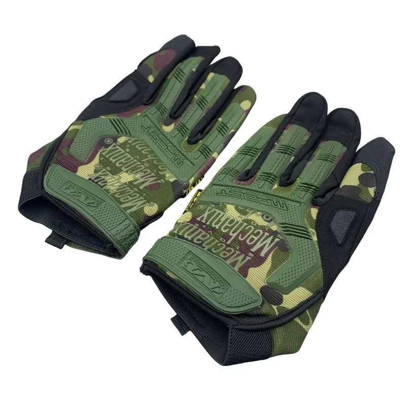 Guantes tácticos de dedo completo camuflaje
